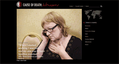 Desktop Screenshot of causeofdeathwoman.com